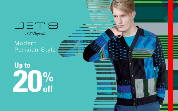 JET 8 S.T.Dupont Modern Parisian Style Up to 20% off