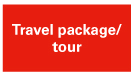 Travel package/tour 