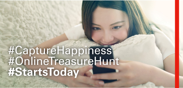 #CaptureHappiness 
#OnlineTreasureHunt 
#StartsToday 