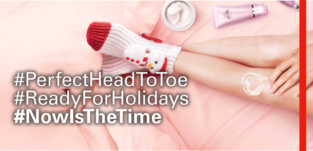 #PerfectHeadToToe
#ReadyForHolidays
#NowIsTheTime