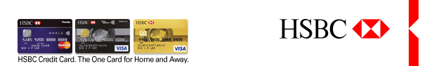 HSBC Credit Card.  The One Card for Home and Away.
