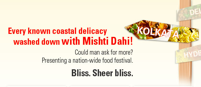 Every known coastal delicacy washed down with mishti Dahi!