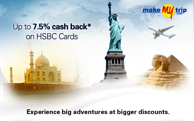 Up to 7.5% cash back* on HSBC Cards