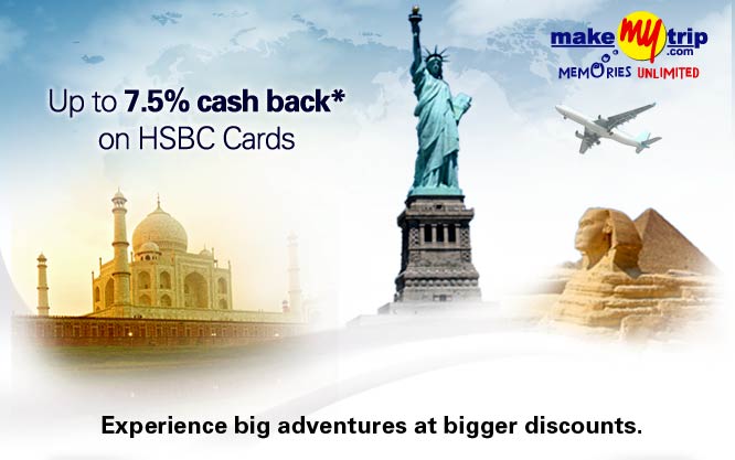 Up to 7.5% cash back* on HSBC Cards