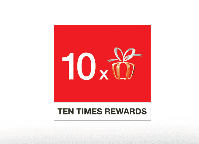 10x TEN TIMES REWARDS