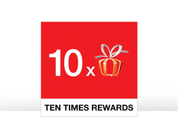 10x TEN TIMES REWARDS