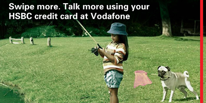 Swipe more. Talk more using your HSBC credit card at Vodafone