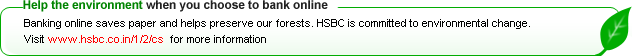 Help the environment when you choose to bank online