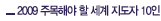 2009 주목해야 할 세계 지도자 10인
