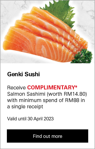 Find out more about Genki Sushi offer