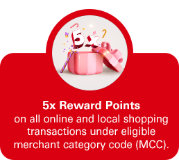 5x Reward Points