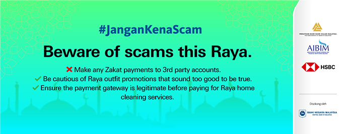 Beware of scams this Raya