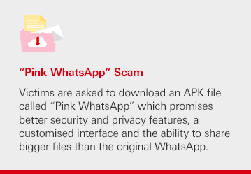 "Pink WhatsApp" Scam