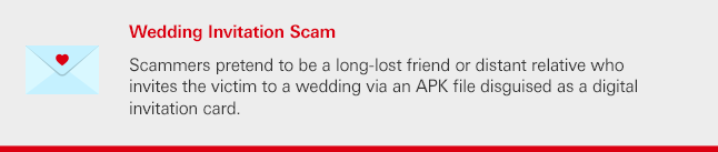 Wedding Invitation Scam