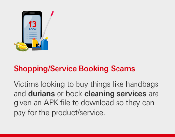 Shopping/Service Booking Scams