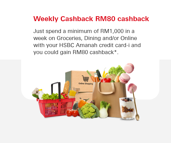  Weekly Cashback RM80 cashback