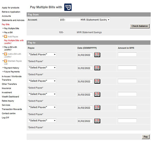 Multiple Jompay