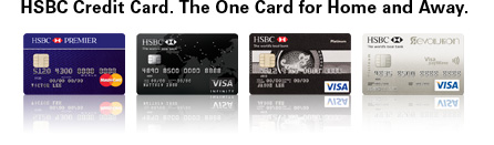 HSBC Credit Card. The One Card for Home and Away.