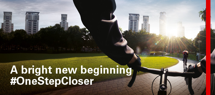 A bright new beginning #OneStepCloser