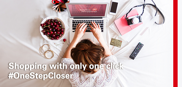Shopping with only one click #OneStepCloser